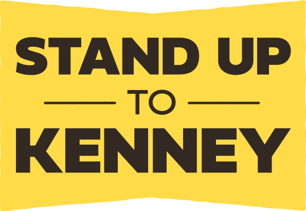 Stand up to Kenney Logo